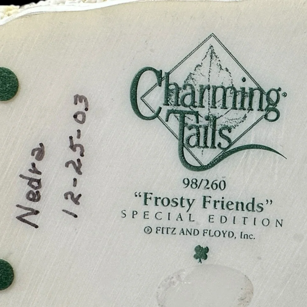 Fitz & Floyd Charming Tails Special Edition 98/260 